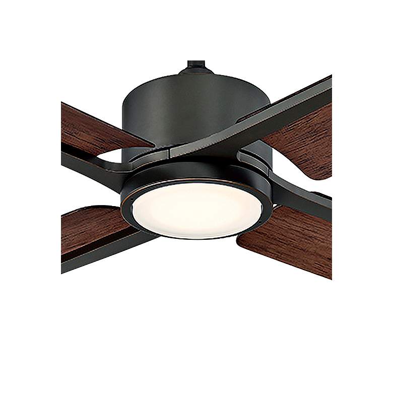 Image 3 56 inch Modern Forms Cervantes Bronze LED Wet Smart Ceiling Fan more views