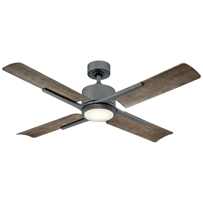 Image 2 56" Modern Forms Cervantes Graphite LED Outdoor Smart Ceiling Fan