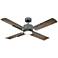 56" Modern Forms Cervantes Graphite LED Outdoor Smart Ceiling Fan