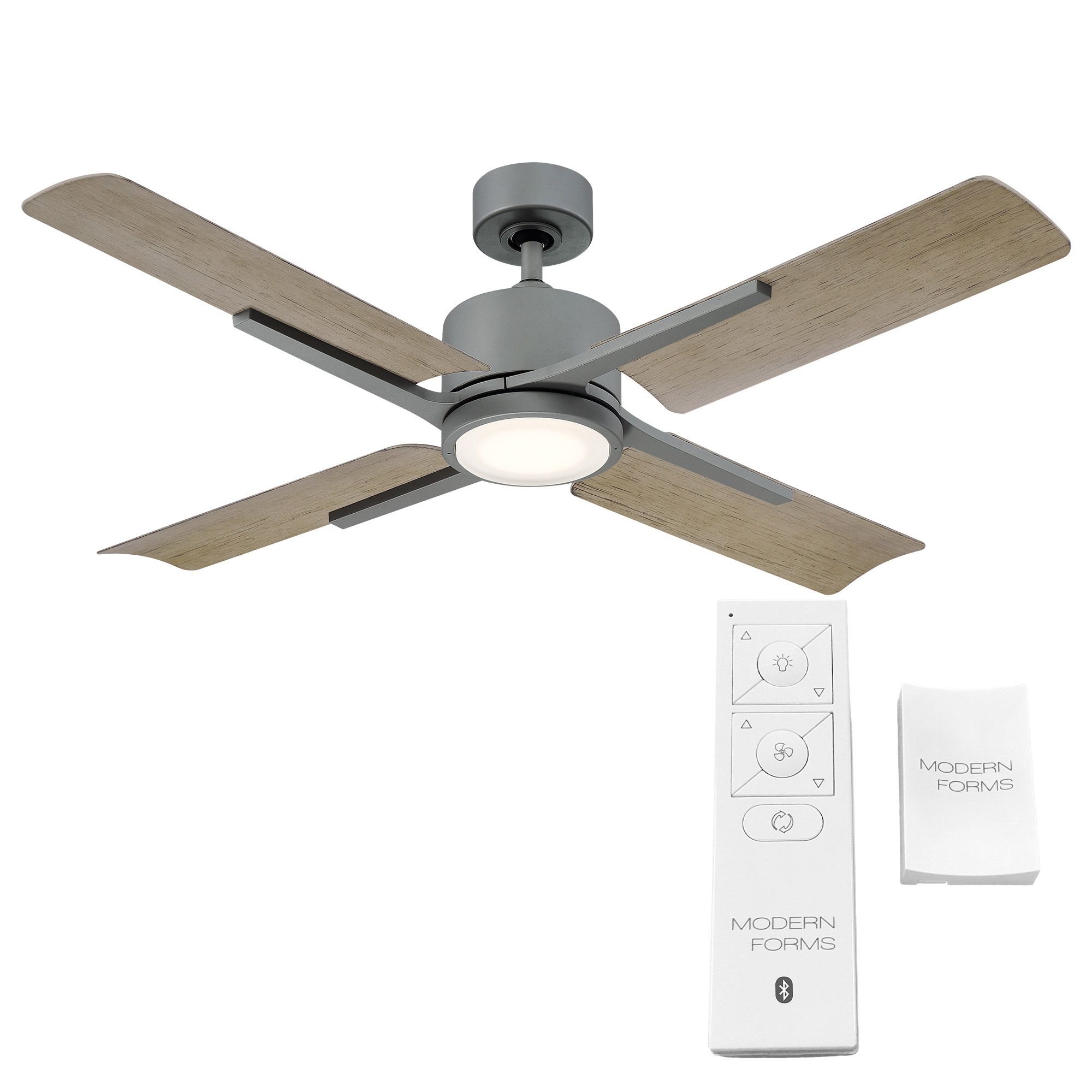 56" Modern Forms Cervantes LED Graphite 4-Blade Smart Fan Made to Orde