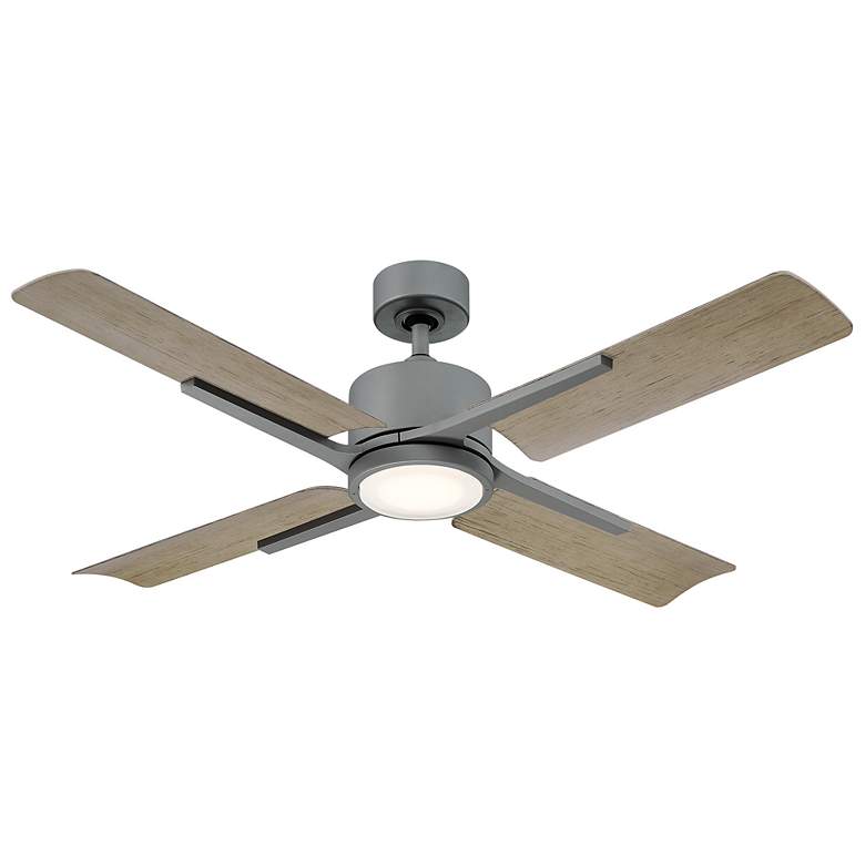 Image 2 56" Modern Forms Cervantes LED Wet Rated Graphite 4-Blade Smart Fan