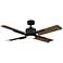 56" Modern Forms Cervantes LED Wet Rated Matte Black Smart Ceiling Fan