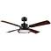 56" Modern Forms Nautilus Bronze LED Wet Rated Smart Ceiling Fan