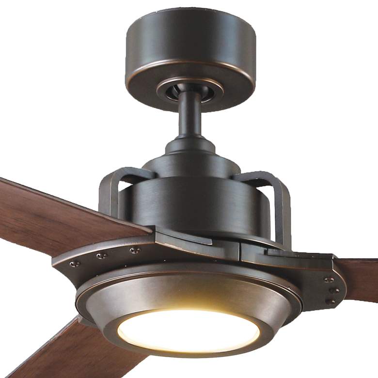 Image 3 56" Modern Forms Osprey Bronze Wet LED Smart Ceiling Fan more views