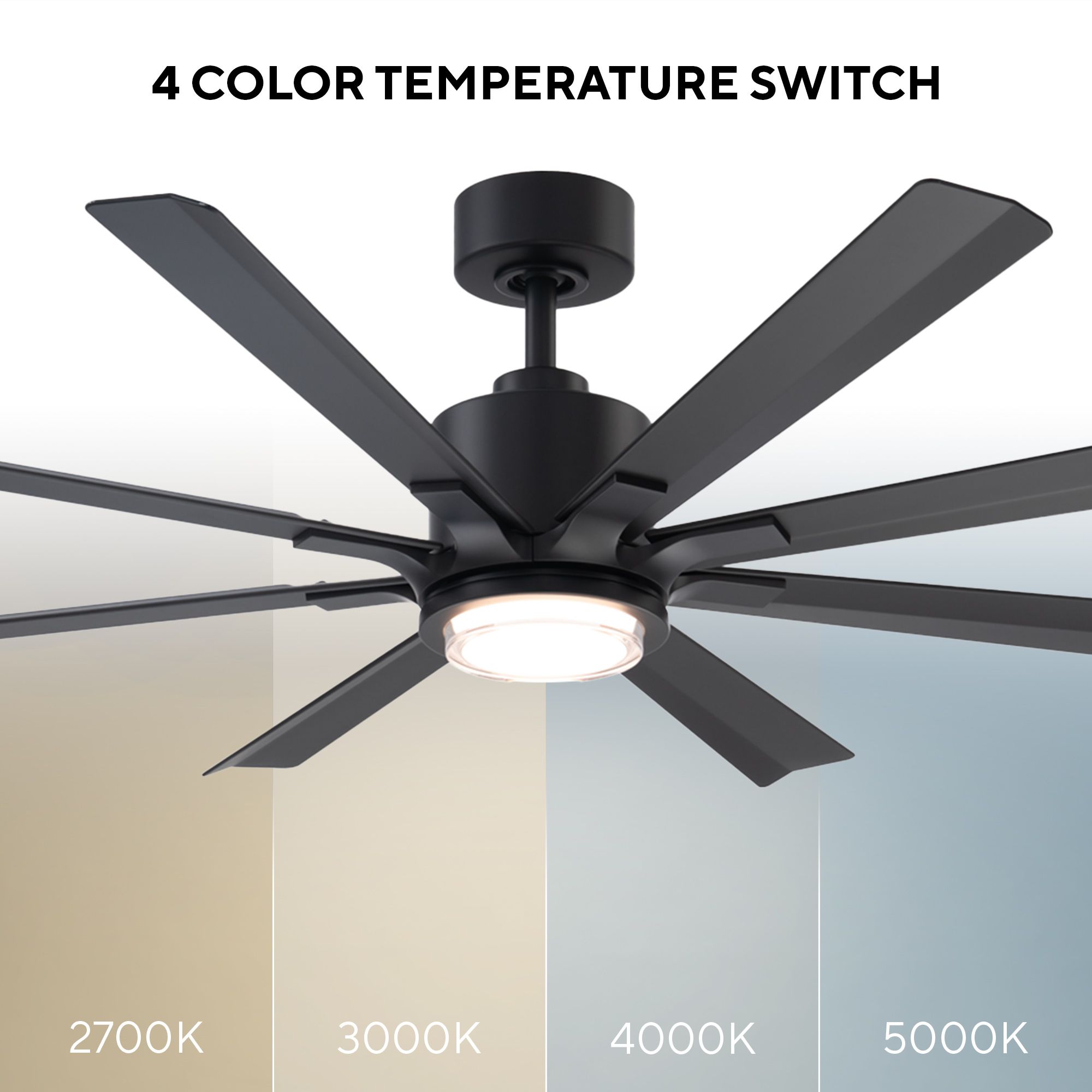 Image 5 56" Modern Forms Size Matters Matte Blac more views