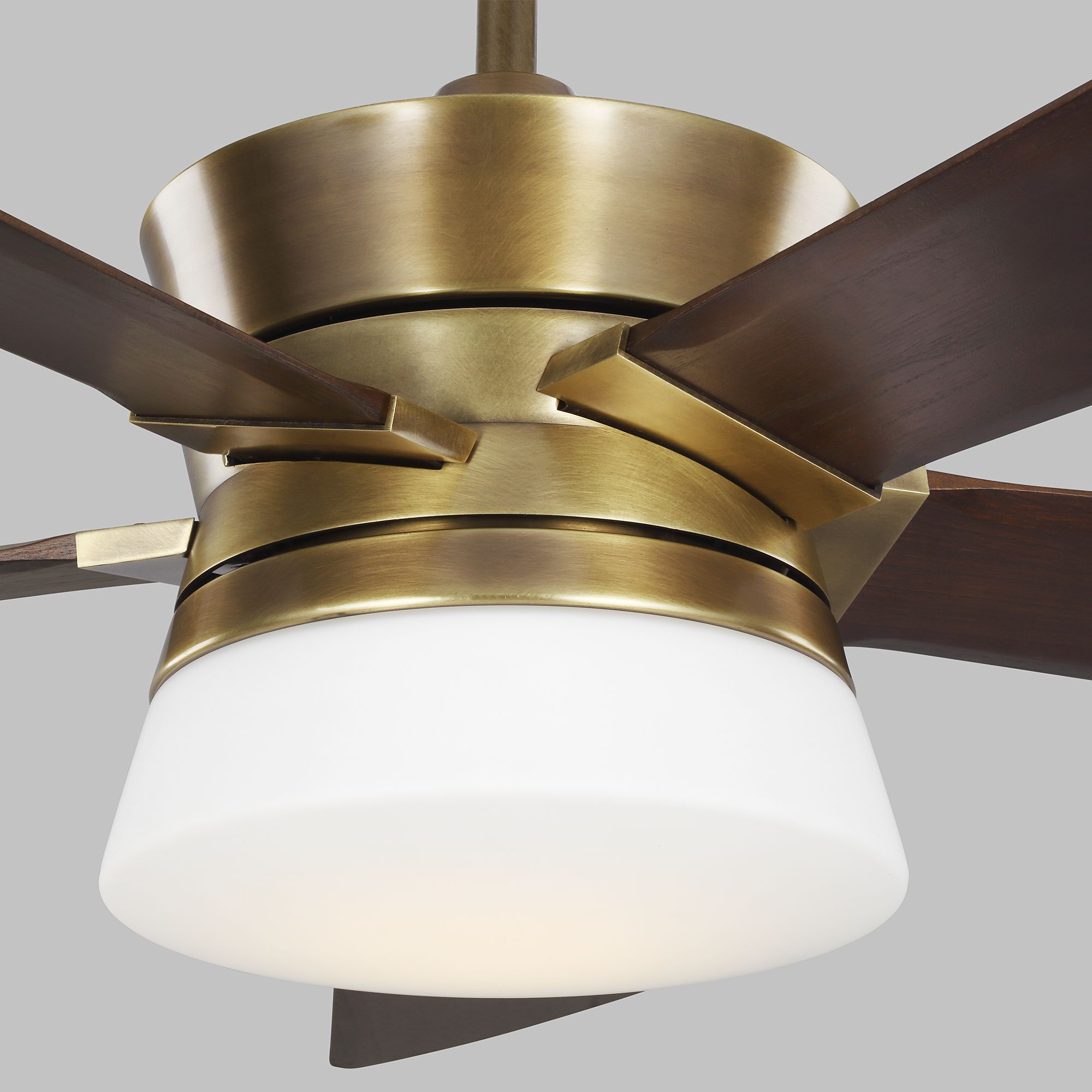 brass ceiling fan with light and remote