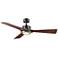 56" Osprey Oil-Rubbed Bronze and Dark Walnut LED Ceiling Fan