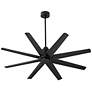 1_56" Oxygen Fleet Black Outdoor Ceiling Fan with Remote