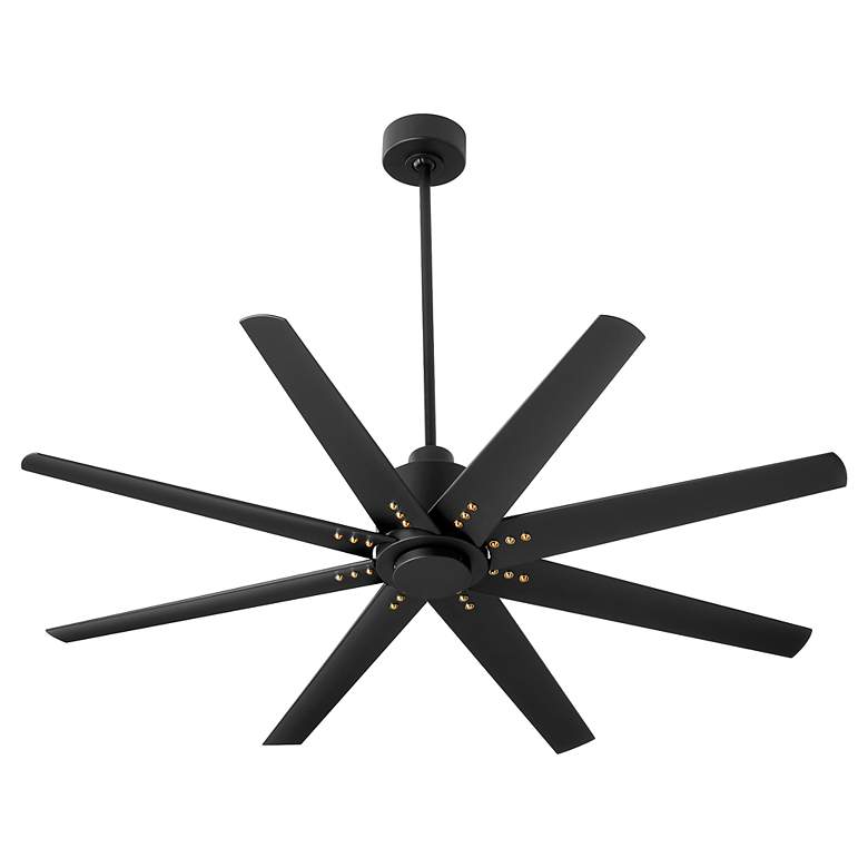 Image 2 56" Oxygen Fleet Black Outdoor Ceiling Fan with Remote more views