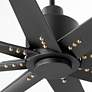 4_56" Oxygen Fleet Black Outdoor Ceiling Fan with Remote more views
