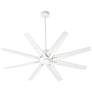1_56" Oxygen Fleet White Outdoor Ceiling Fan with Remote