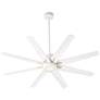 4_56" Oxygen Fleet White Outdoor Ceiling Fan with Remote more views