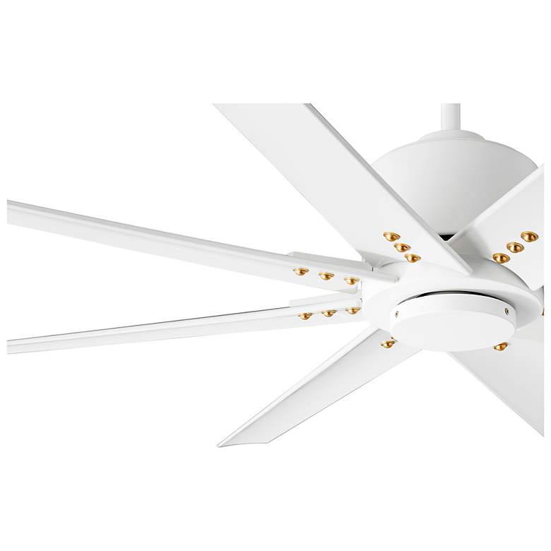 Image 5 56" Oxygen Fleet White Outdoor Ceiling Fan with Remote more views