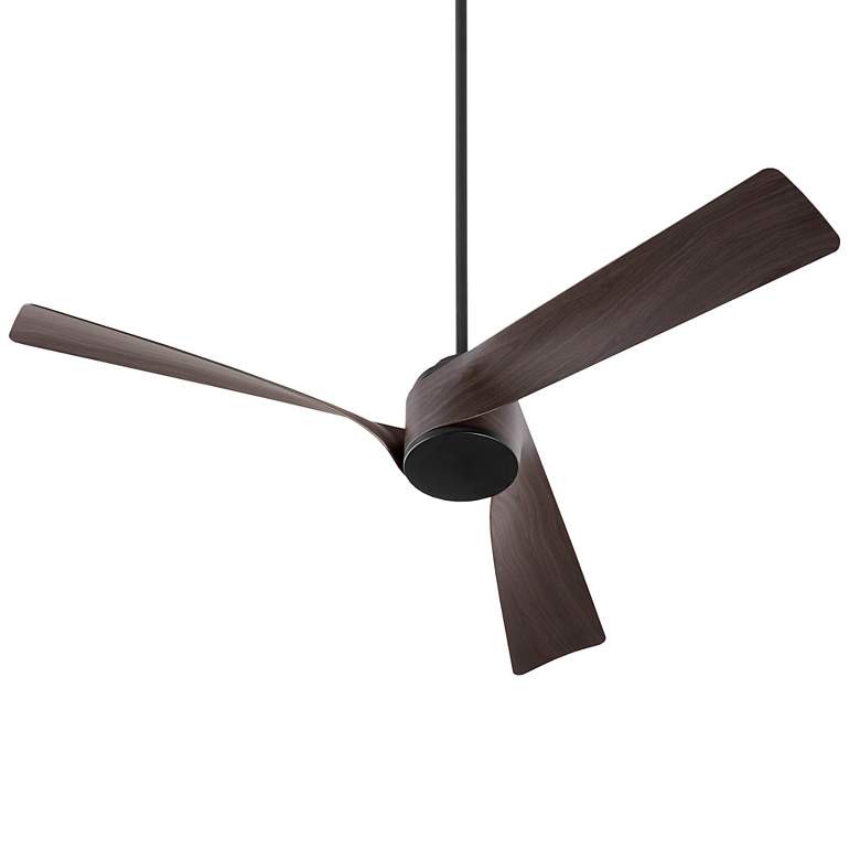 Image 1 56" Oxygen Heyday Black Damp Rated Smart CCT LED Ceiling Fan
