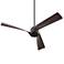 56" Oxygen Heyday Black Damp Rated Smart CCT LED Ceiling Fan
