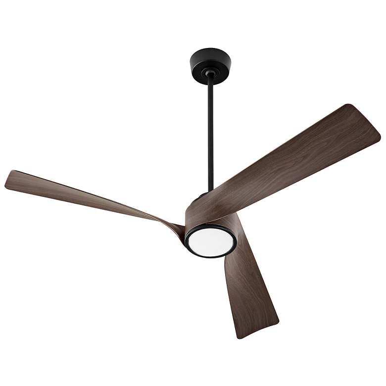 Image 3 56" Oxygen Heyday Black Damp Rated Smart CCT LED Ceiling Fan more views