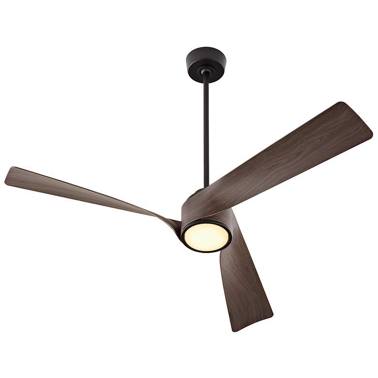 Image 4 56" Oxygen Heyday Black Damp Rated Smart CCT LED Ceiling Fan more views