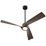 4_56" Oxygen Heyday Black Damp Rated Smart CCT LED Ceiling Fan more views