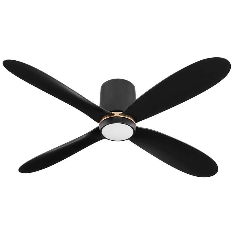 Image 2 56" Oxygen Myriad Black Damp Rated Smart Hugger Ceiling Fan more views