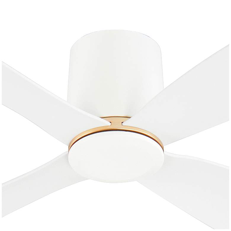 Image 2 56" Oxygen Myriad White Damp Rated Smart Hugger Ceiling Fan more views