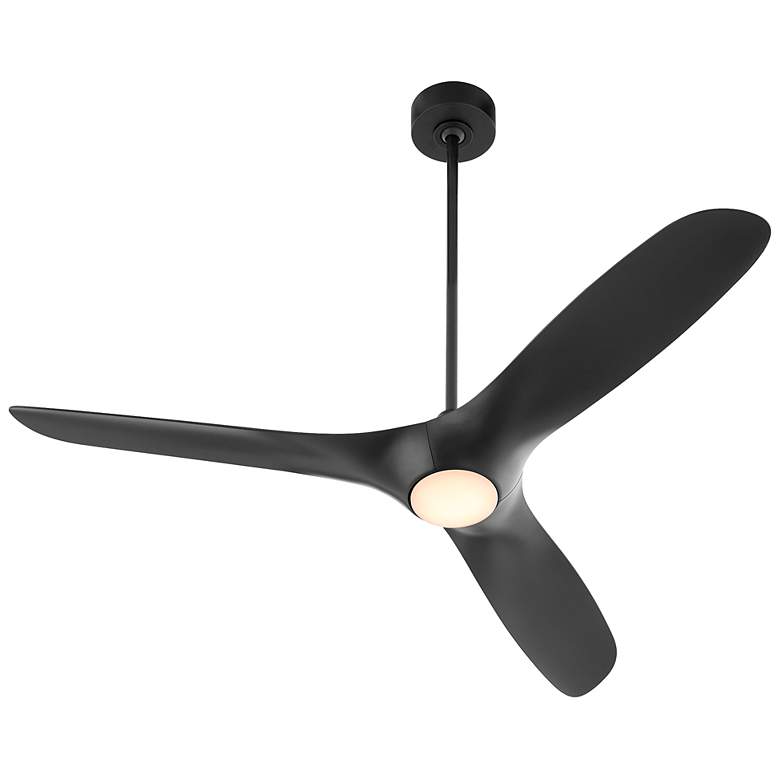 Image 3 56" Oxygen Province Black Damp Rated Smart Ceiling Fan more views