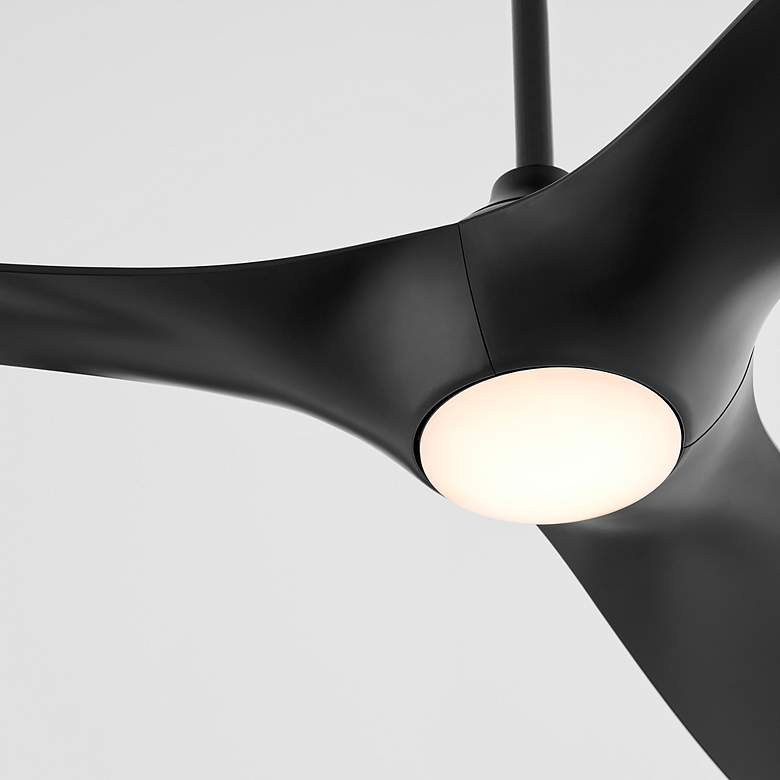 Image 4 56" Oxygen Province Black Damp Rated Smart Ceiling Fan more views