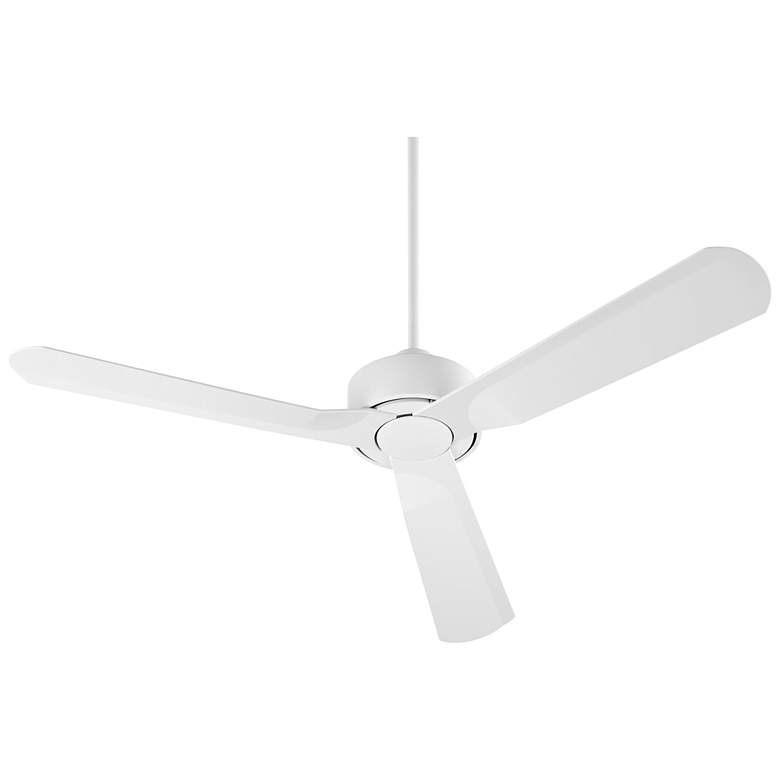Image 1 56" Oxygen Solis White Outdoor Ceiling Fan with Wall Control