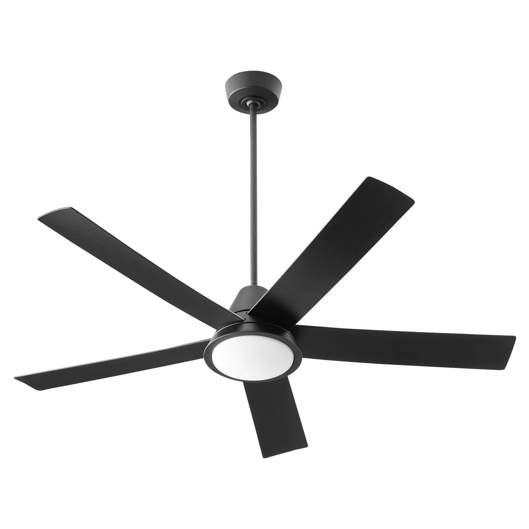 Image 4 56" Oxygen Temple Black Damp Rated LED Ceiling Fan with Wall Control more views