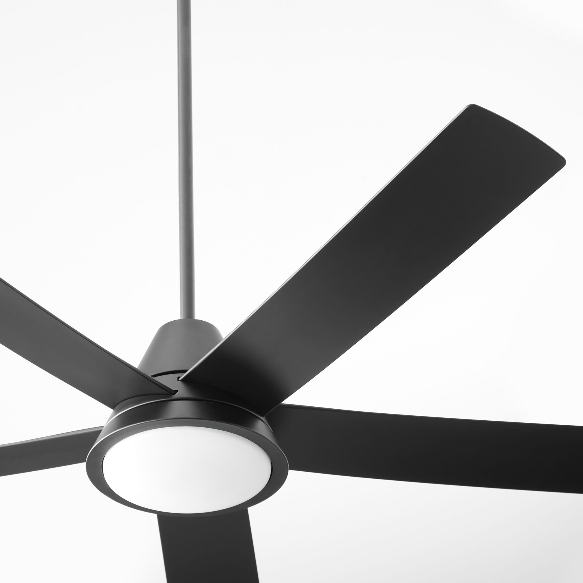 Image 5 56" Oxygen Temple Black Damp Rated LED Ceiling Fan with Wall Control more views