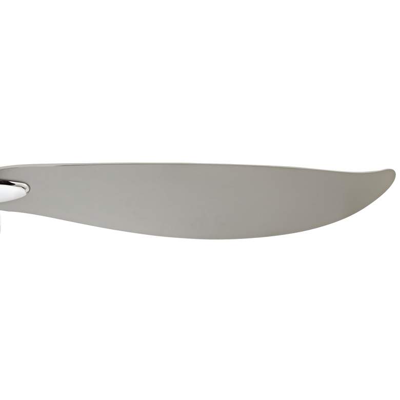 Image 6 56" Possini Vengeance Chrome 3-Blade LED Ceiling Fan with Remote more views