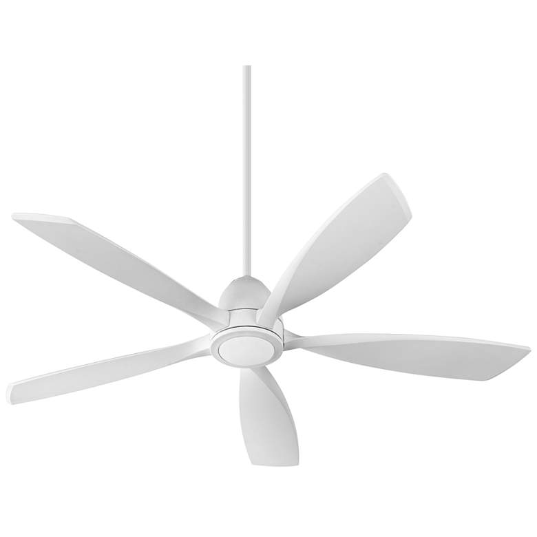 Image 2 56 inch Quorum Holt Studio White LED Ceiling Fan
