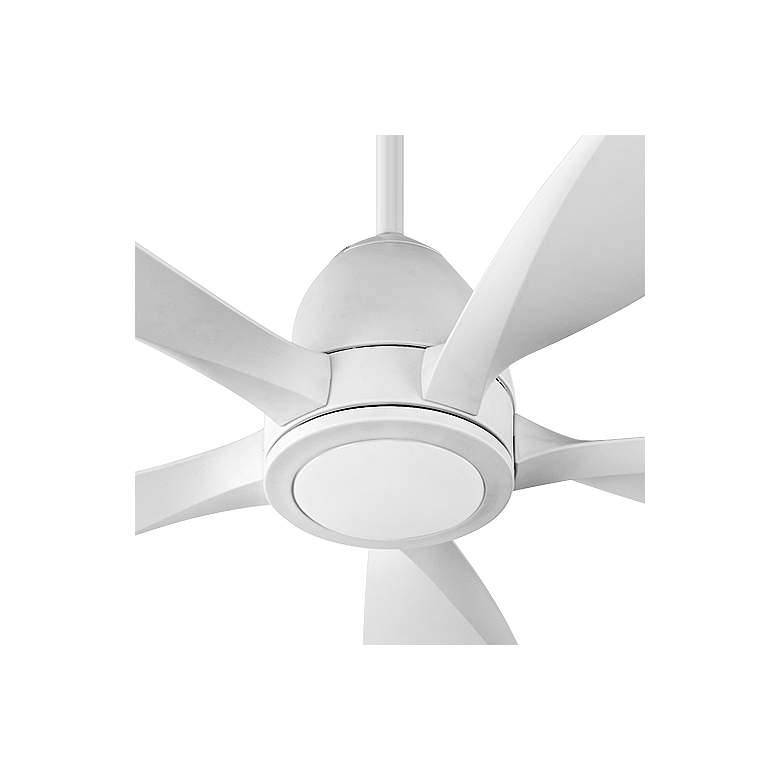 Image 3 56" Quorum Holt Studio White LED Ceiling Fan more views