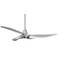 56" Sleuth™ Brushed Nickel Modern LED Ceiling Fan by Casa Vieja