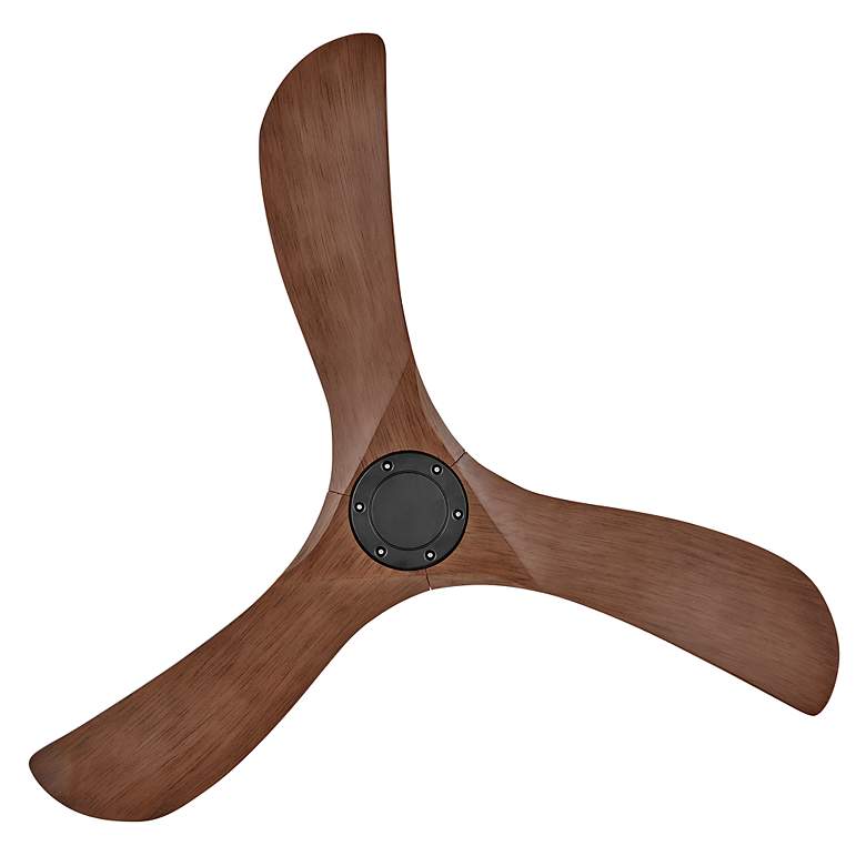 Image 7 56" Swell Flush Illuminated Matte Black LED Ceiling Fan more views