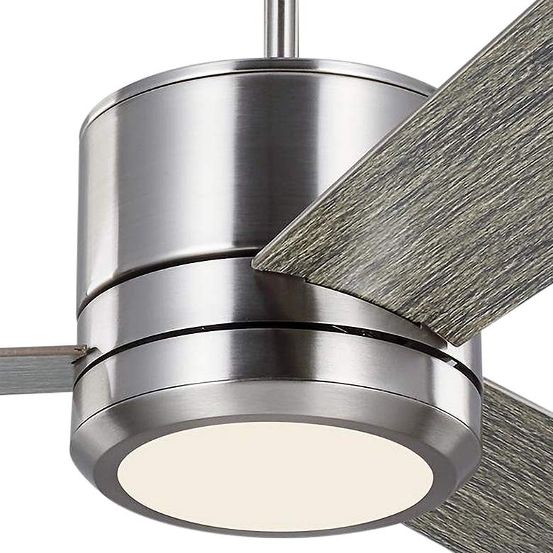 Image 3 56" Vision Brushed Steel Outdoor LED Fan with Wall Control more views