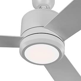 Image5 of 56" Vision Max Matte White Damp Rated LED Fan with Remote more views