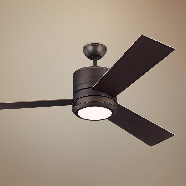 Image 1 56 inch Vision Max Roman Bronze LED Damp-Rated Ceiling Fan