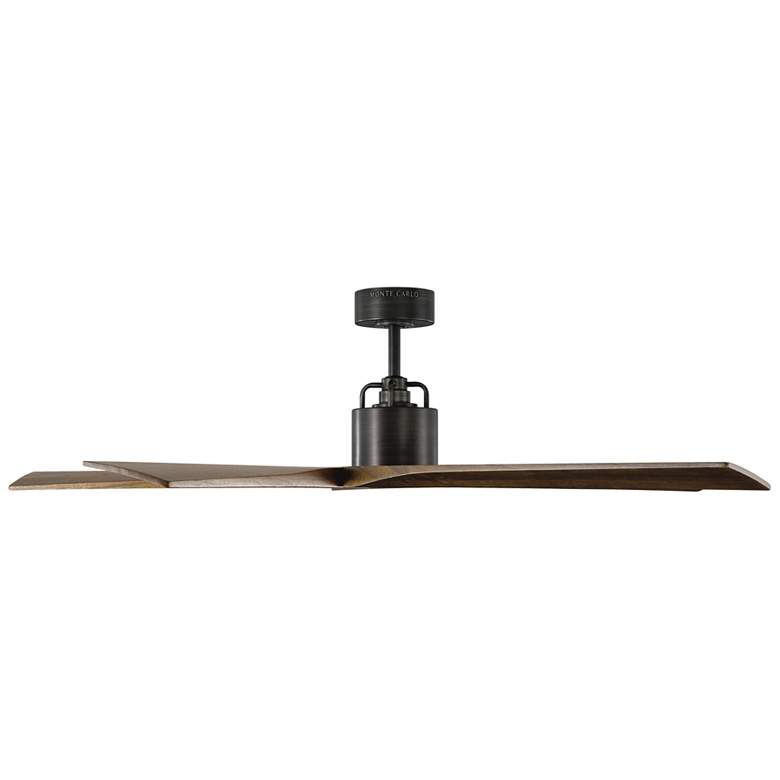 Image 5 56" Visual Comfort Aspen Aged Pewter Damp Ceiling Fan with Remote more views
