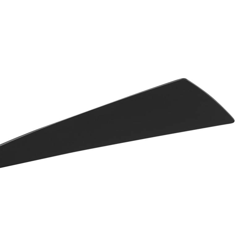 Image 4 56" Visual Comfort Launceton Midnight Black Damp Rated Fan with Remote more views