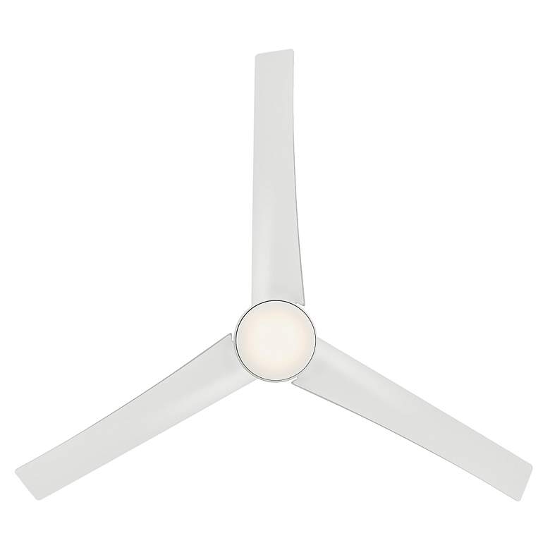 Image 4 56 inch WAC Sonoma Matte White LED Wet Rated Modern Smart Ceiling Fan more views