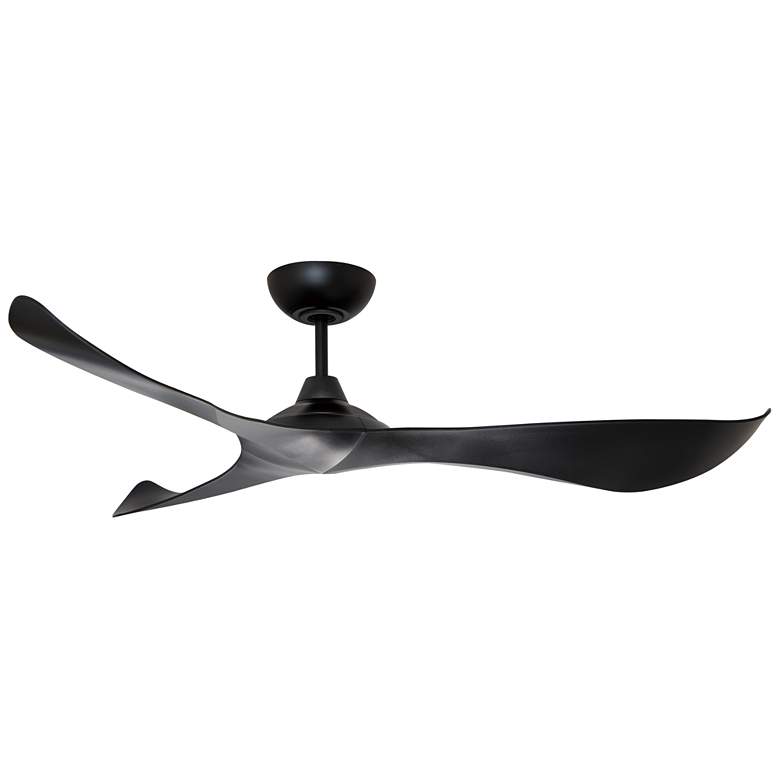 Image 1 56" Maxim Keanu Black Indoor/Outdoor Ceiling Fan