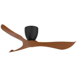 56" Maxim Keanu Black/Walnut Hugger Fan