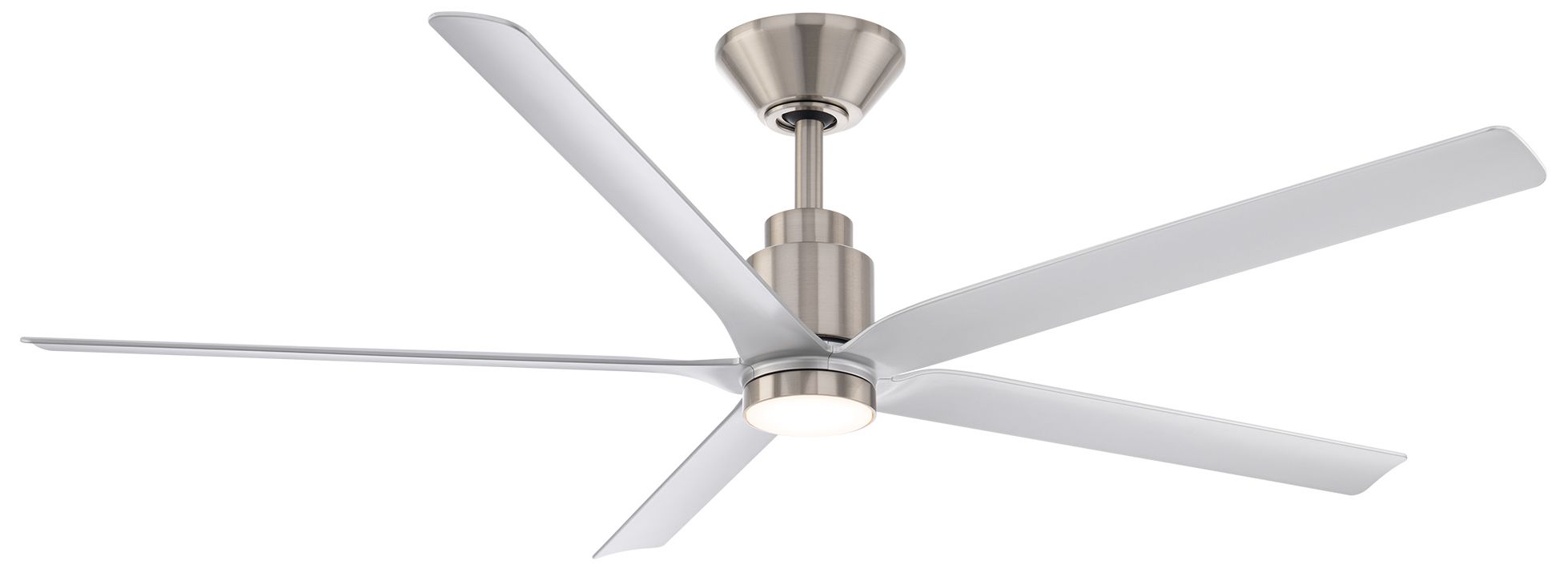 56" Modern Forms Smooth 5 Brushed Nickel