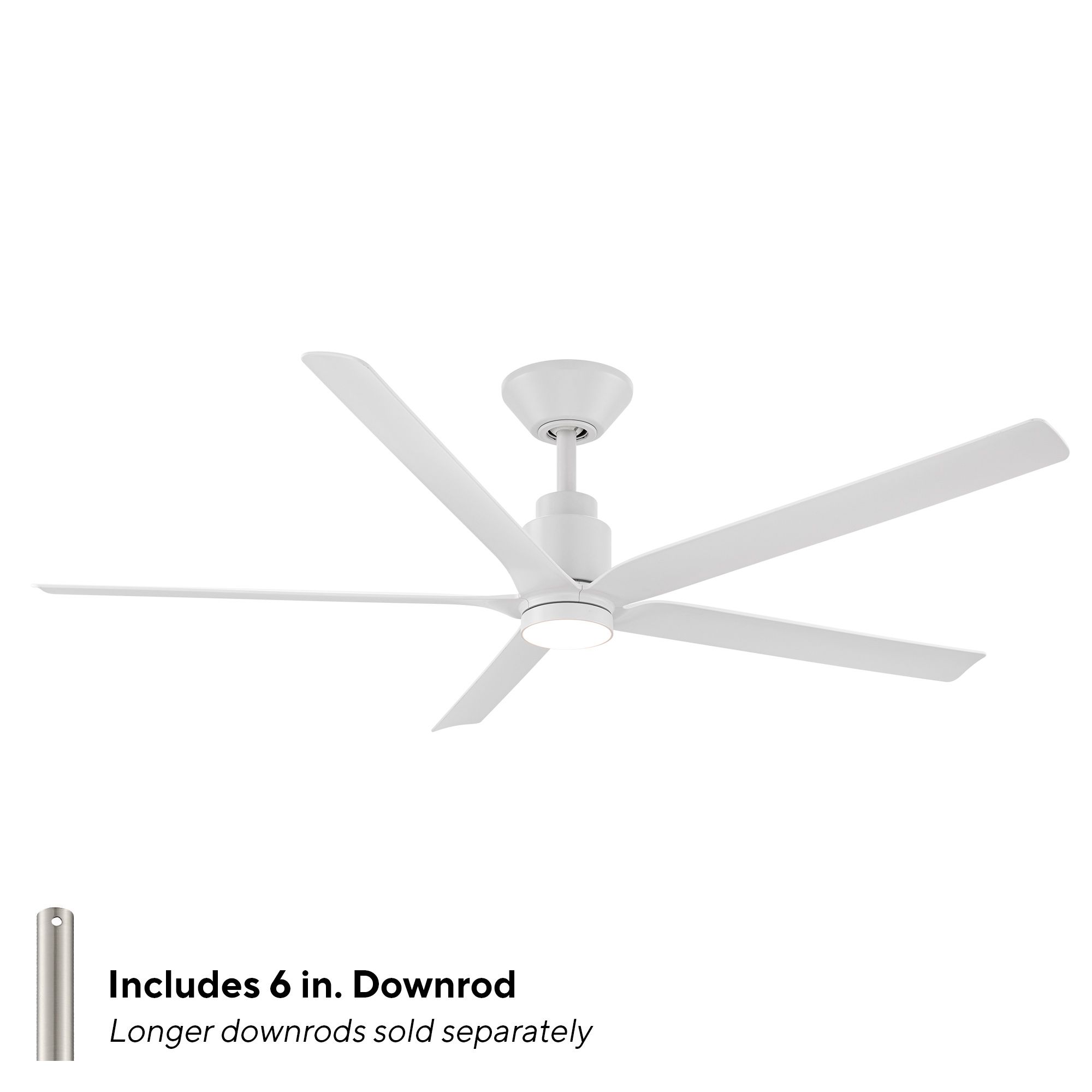 Image 6 56" Modern Forms Smooth 5 Matte White 4C more views