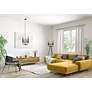 1_Rory Black Metal Tripod Floor Lamp in scene