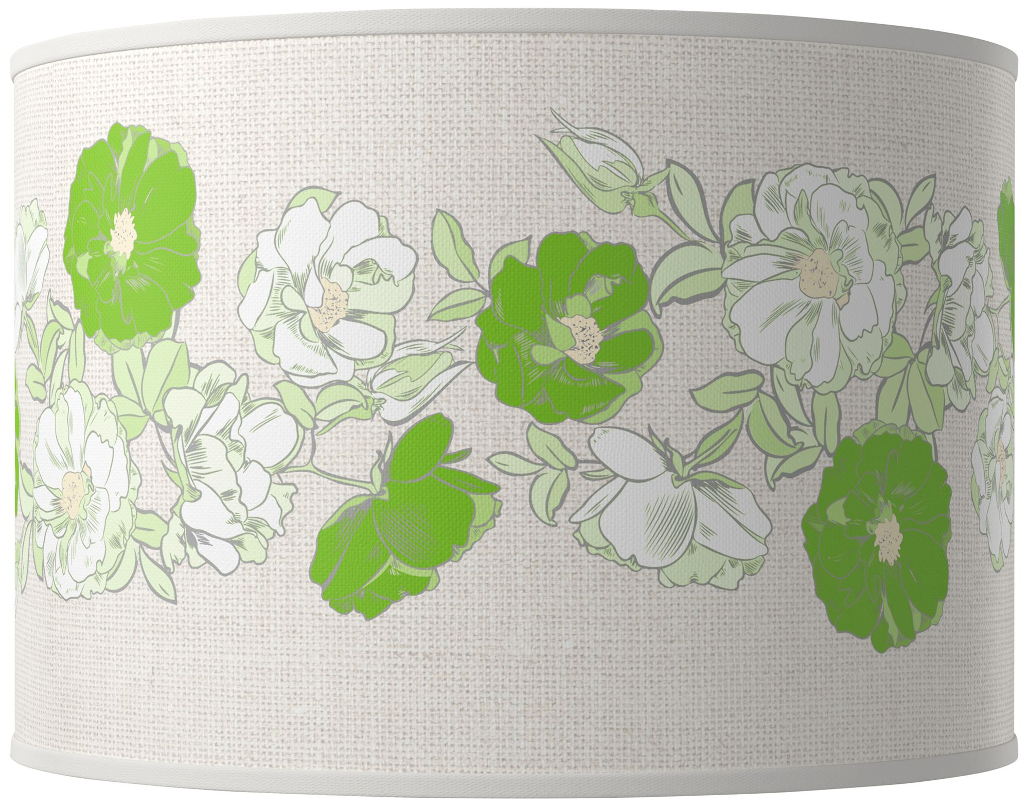 Neon Green Rose Bouquet Ovo Table Lamp