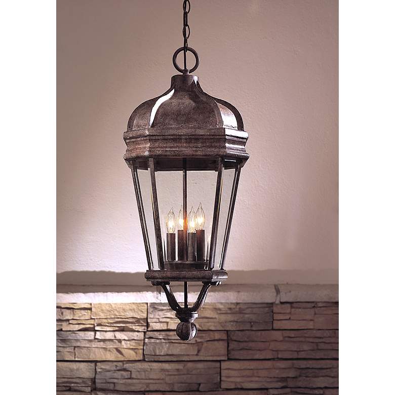Image 1 Harrison™ Series 29" High Outdoor Hanging Fixture in scene