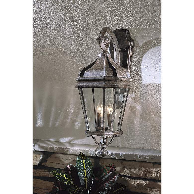 Image 1 Minka Lavery Harrison 27" High Traditional Outdoor Wall Light in scene