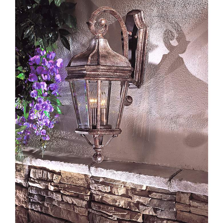 Image 1 Harrison&#8482; Series 21 inch High Outdoor Wall Light in scene