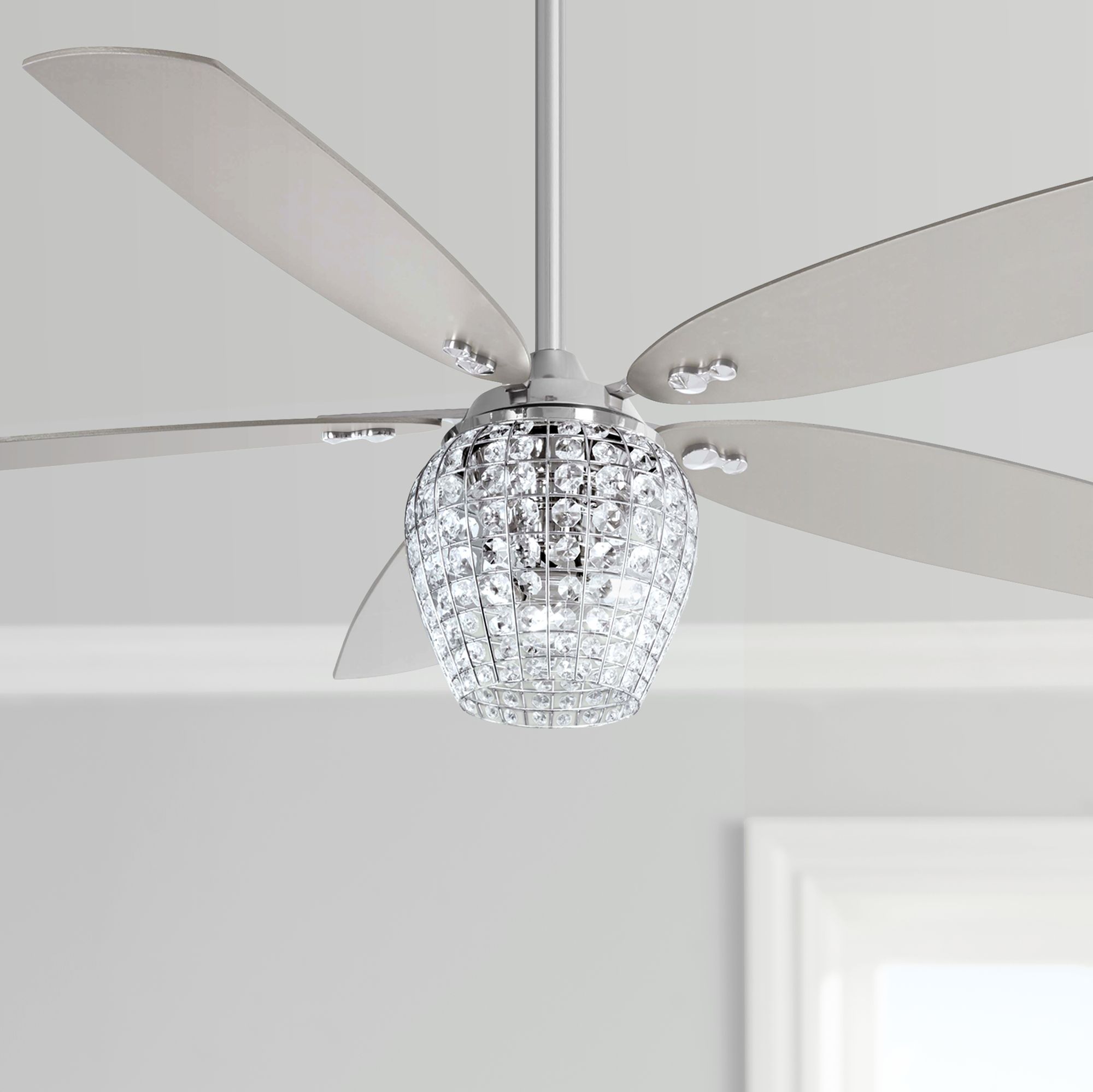 Crystal, Ceiling Fan With Light Kit, Ceiling Fans | Lamps Plus